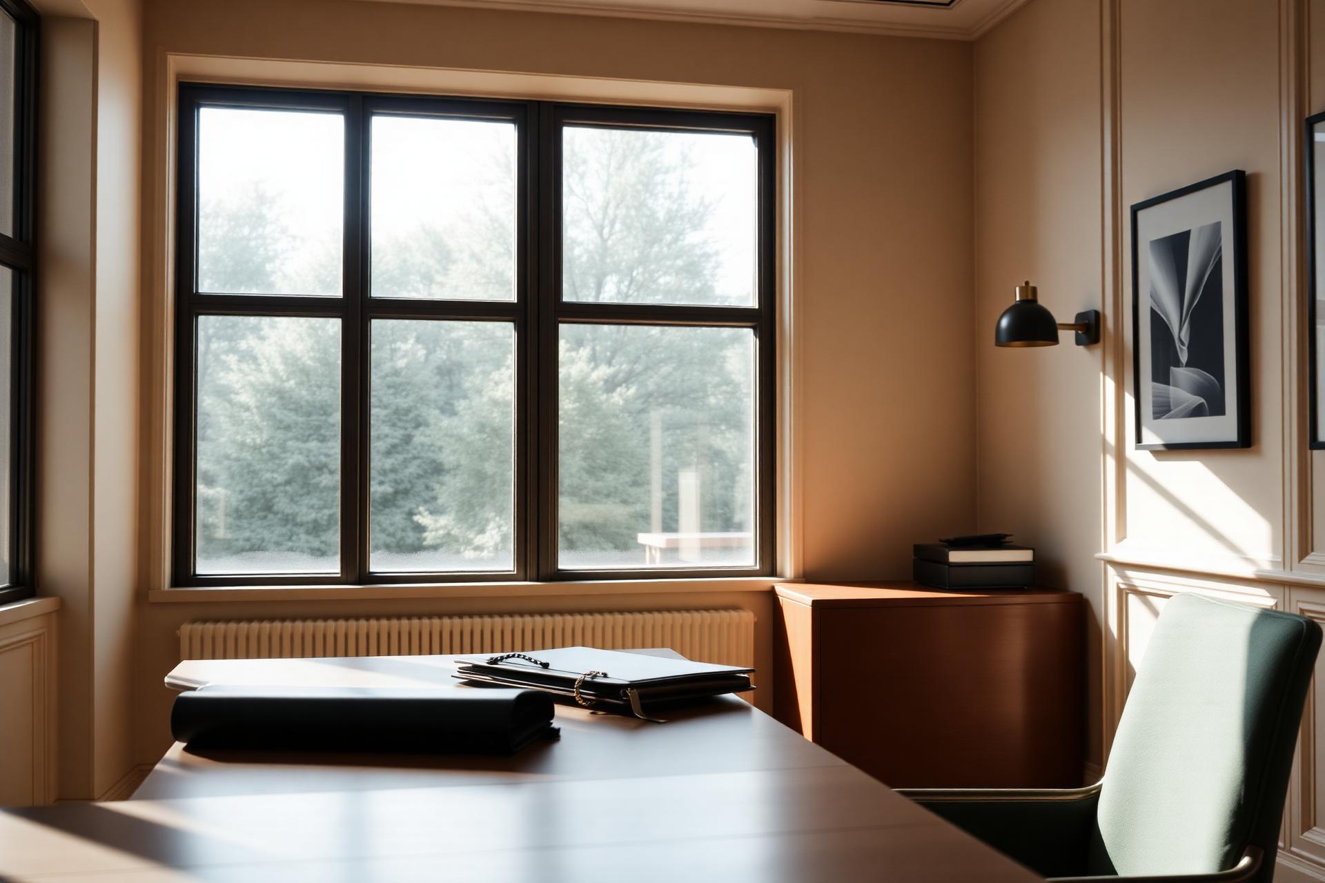 Elegant executive workspace